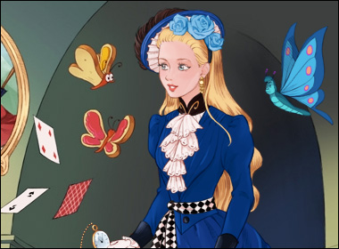 Alice in Wonderland Victorian Fashion html5 Game