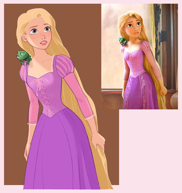 Rapunzel Disney Study