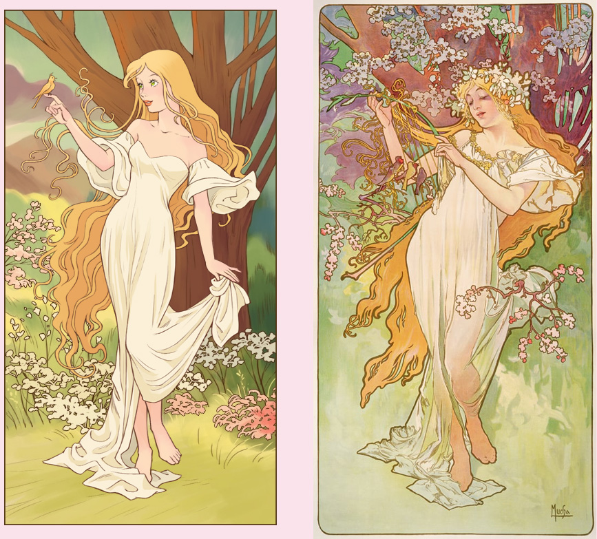 Mucha game inspiration
