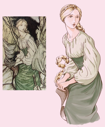 Arthur Rackham Illustration Study