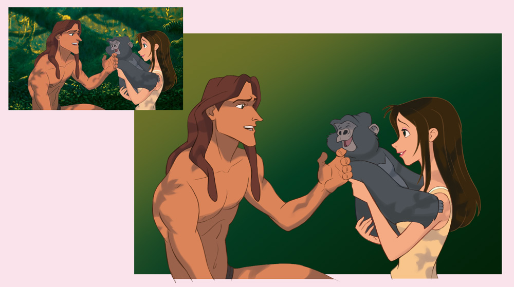 Tarzan and Jane Disney Study