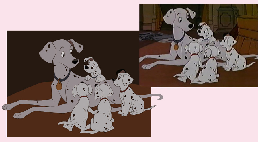 101 Dalmatians Puppies Disney Study
