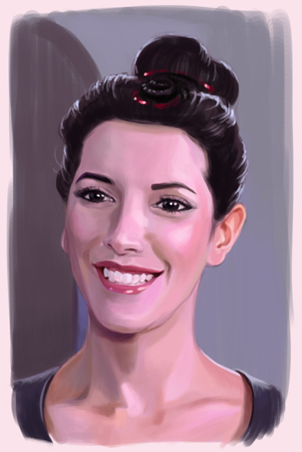 Portrait Deanna Troi Star Trek TNG