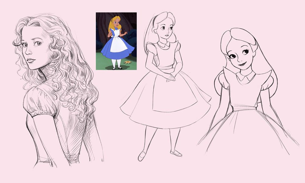 Alice in Wonderland doodles