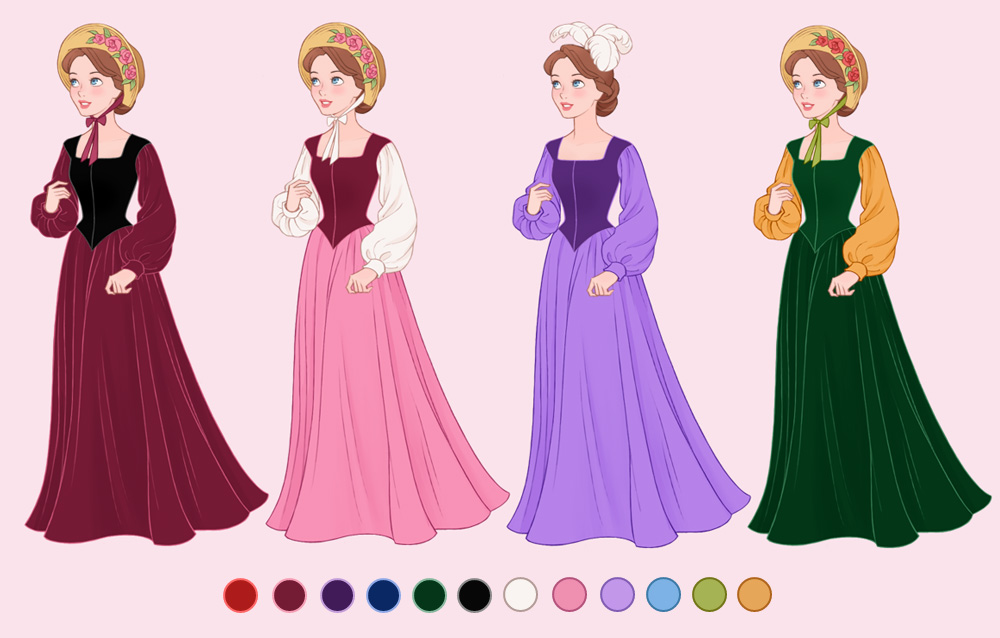 Lady Jane color palette