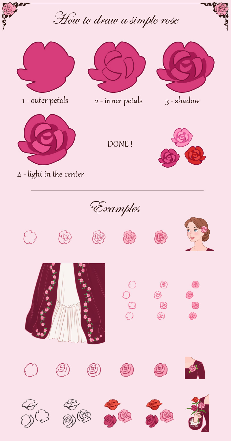 Tutorial: How to draw a simple rose