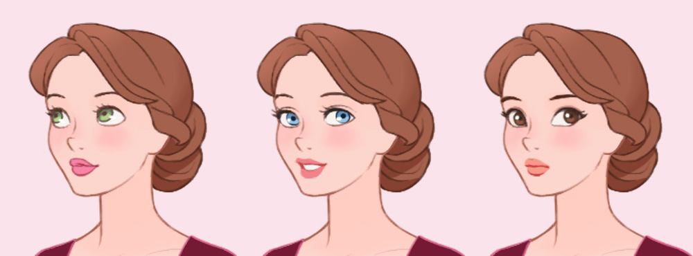 Eyes and lips for Lady Jane