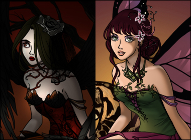 Dark Fairy Dress up Game