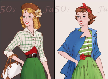 1950s Fashion html5 Game