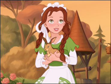 Belle inspired dress up game