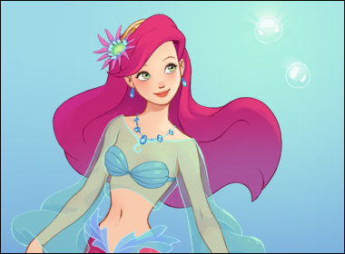 Cute Mermaid Dress up Game html5