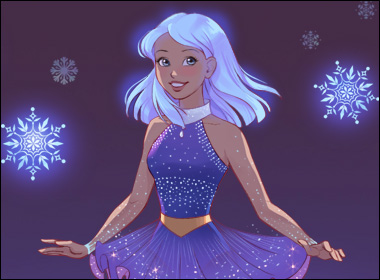 Ice Skater Dress Up Game